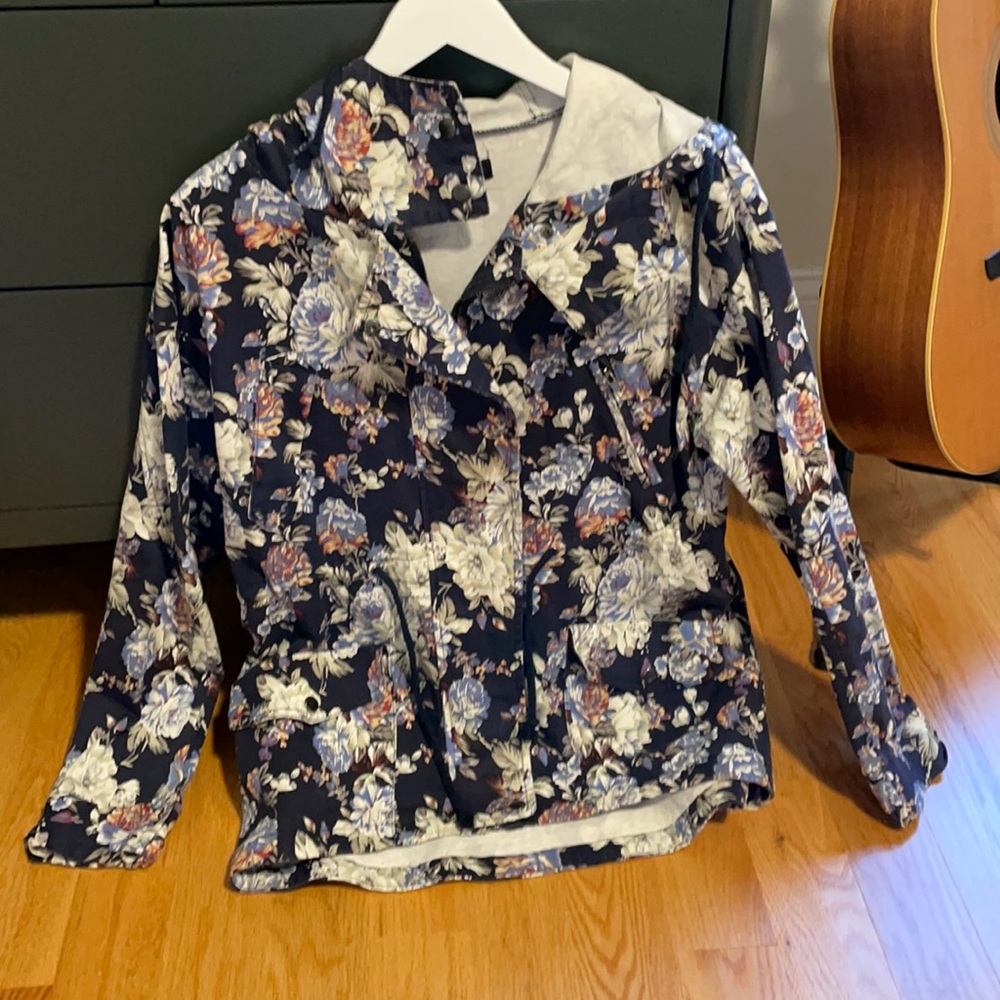 MARGOT || floral print utility jacket 🌸